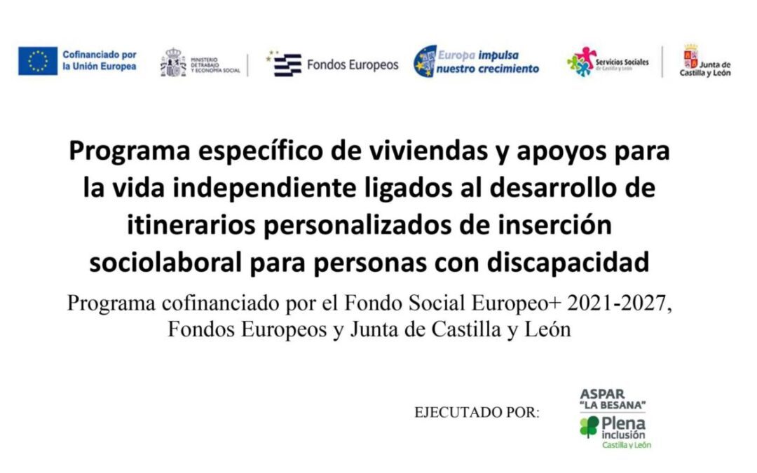 Europeo+ 2021-2027, Fondos Europeos y Junta de Castilla y León. PISO LA RUTA de agosto a diciembre 2024