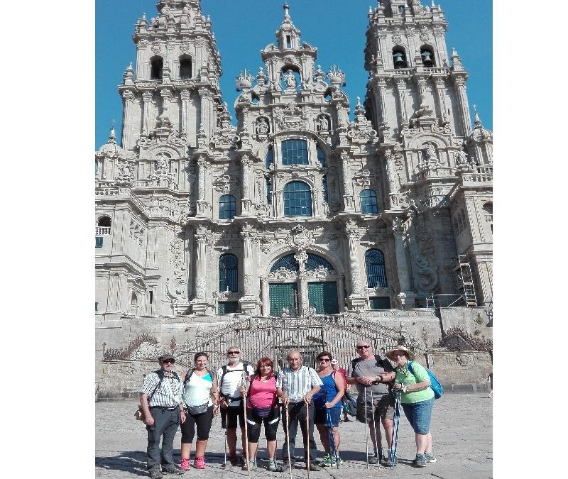 Las familias de Aspar “La Besana” llegaron a Santiago de Compostela